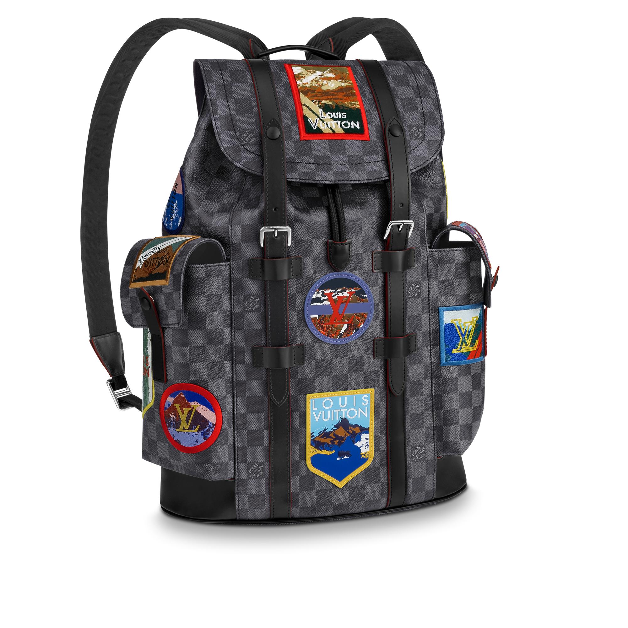 louis vuitton backpack patches