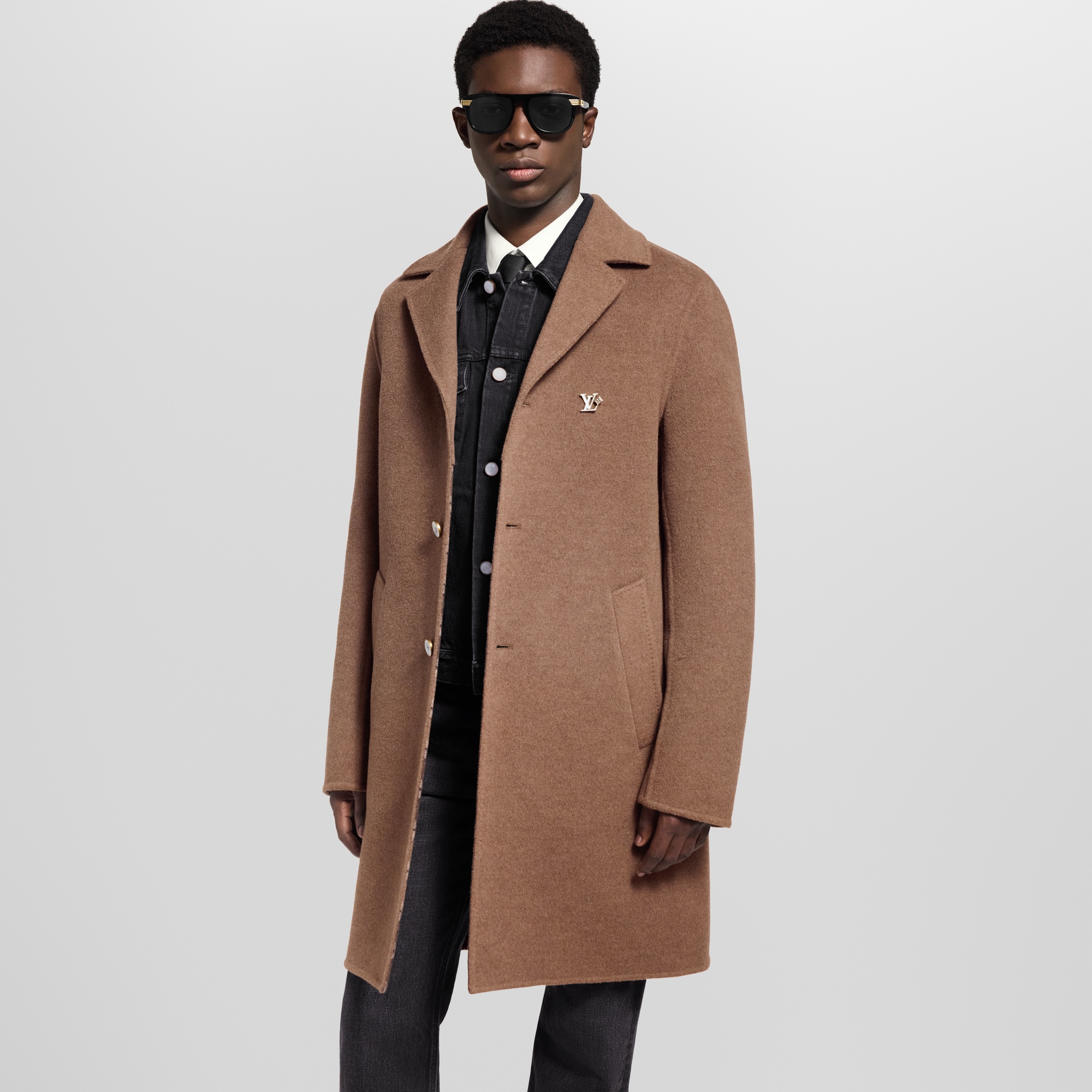 Abrigo amplio de doble cara  Hombre Prêt-à-Porter Cazadoras y abrigos | LOUIS VUITTON (Zoom de producto)