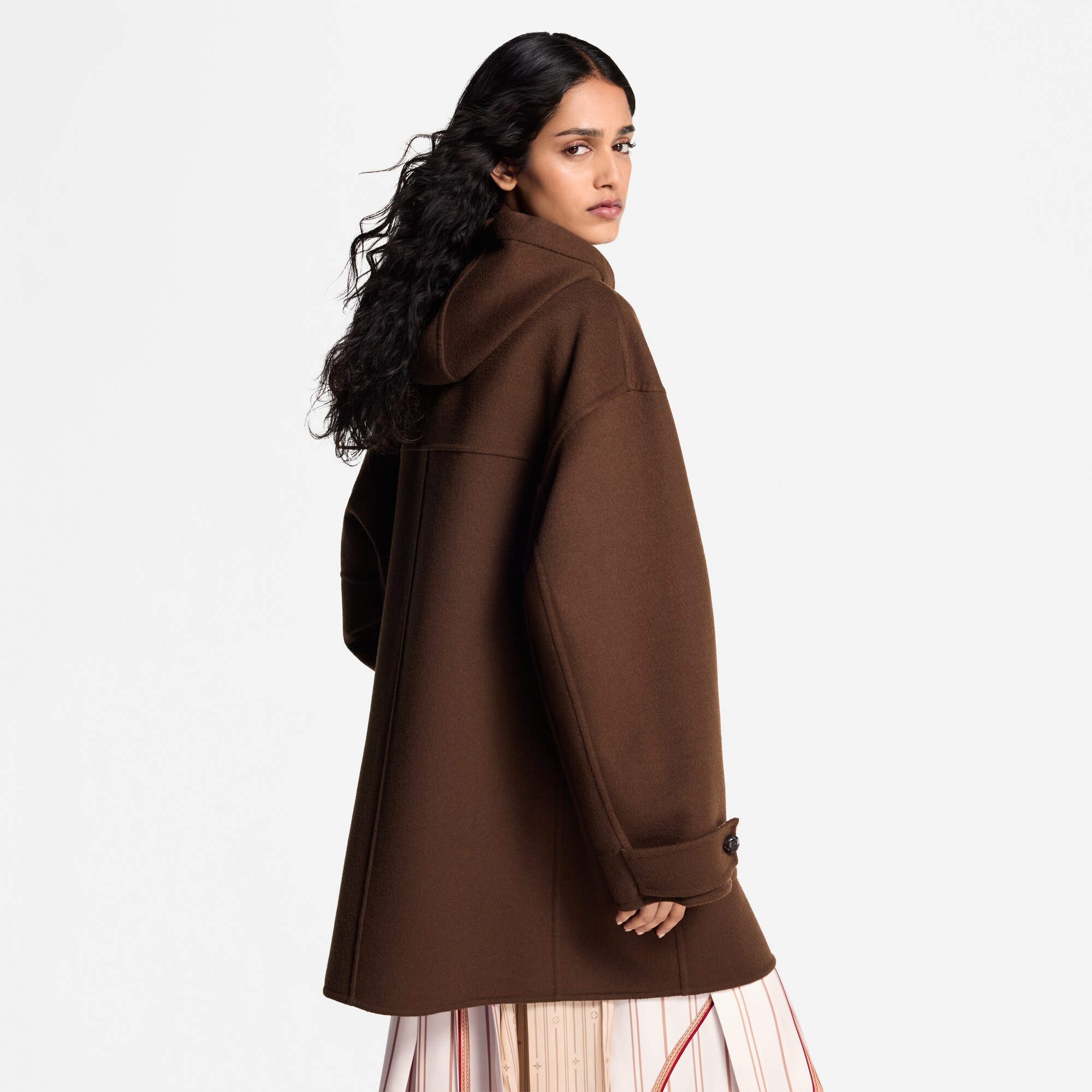 Abrigo con capucha y botones  Mujer Prêt-à-Porter Abrigos y chaquetas | LOUIS VUITTON (Zoom de producto)