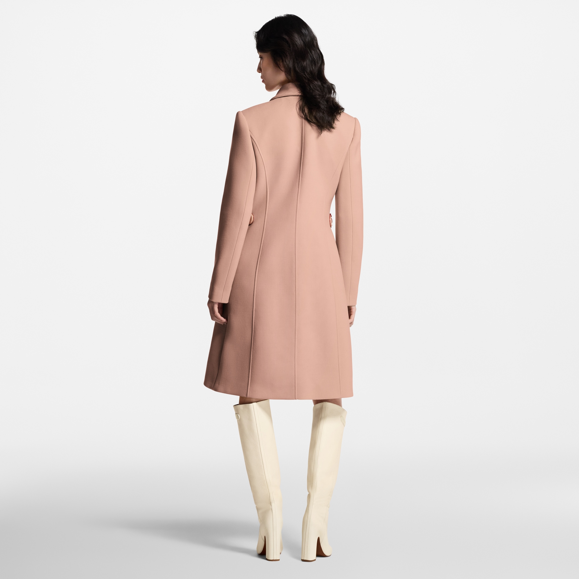 Abrigo con cinturón  Mujer Prêt-à-Porter Abrigos y chaquetas | LOUIS VUITTON (Zoom de producto)