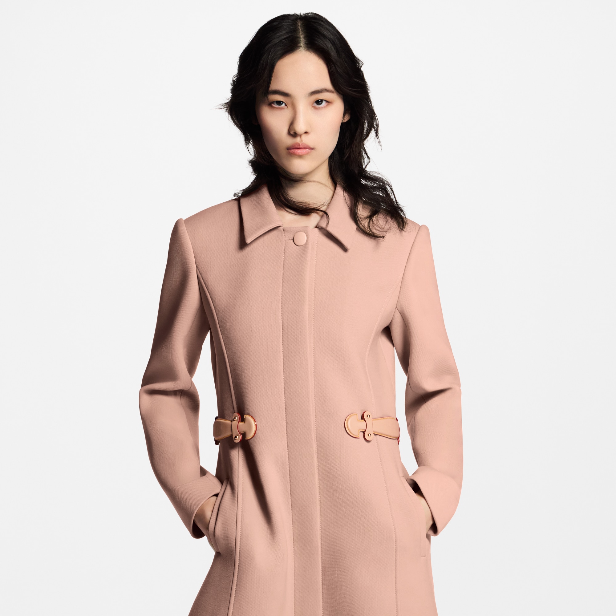 Abrigo con cinturón  Mujer Prêt-à-Porter Abrigos y chaquetas | LOUIS VUITTON (Zoom de producto)