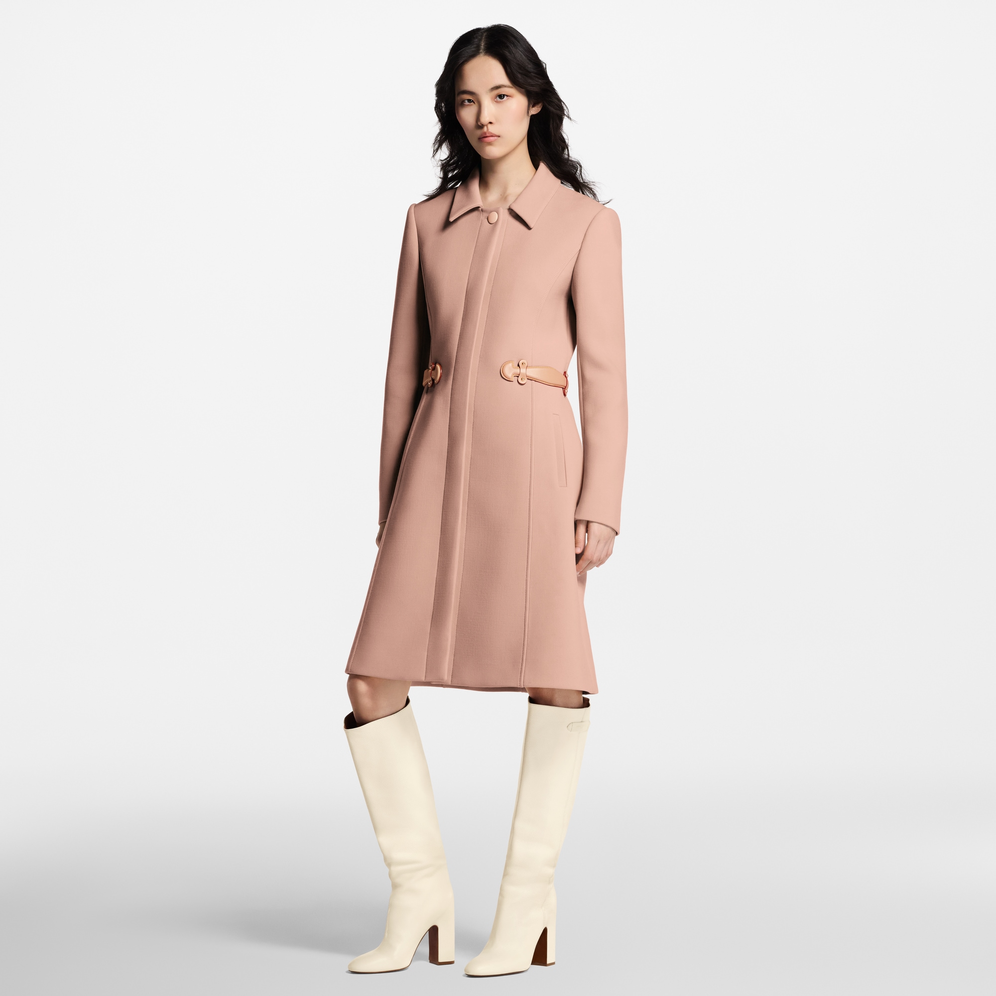 Abrigo con cinturón  Mujer Prêt-à-Porter Abrigos y chaquetas | LOUIS VUITTON (Zoom de producto)