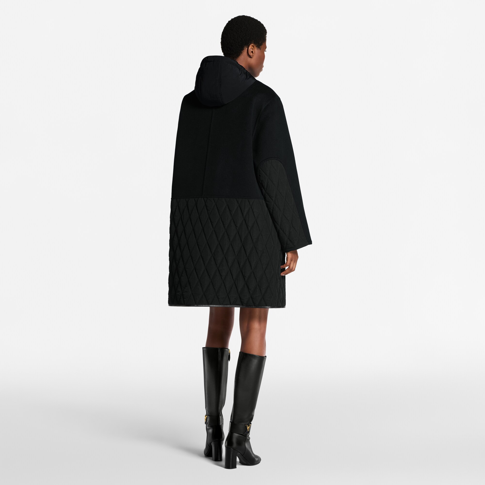 Abrigo con detalle acolchado  Mujer Prêt-à-Porter Abrigos y chaquetas | LOUIS VUITTON (Zoom de producto)