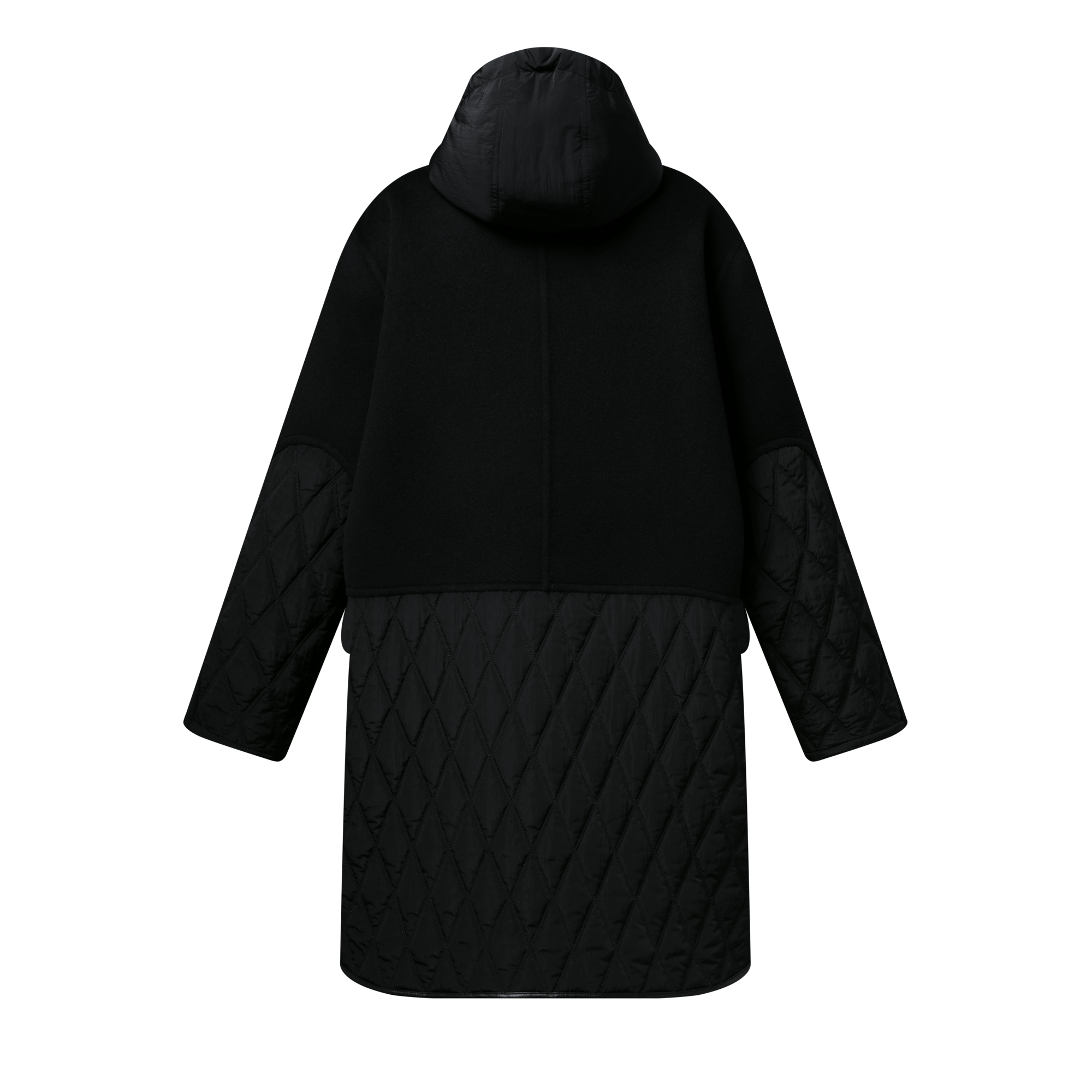 Abrigo con detalle acolchado  Mujer Prêt-à-Porter Abrigos y chaquetas | LOUIS VUITTON (Zoom de producto)