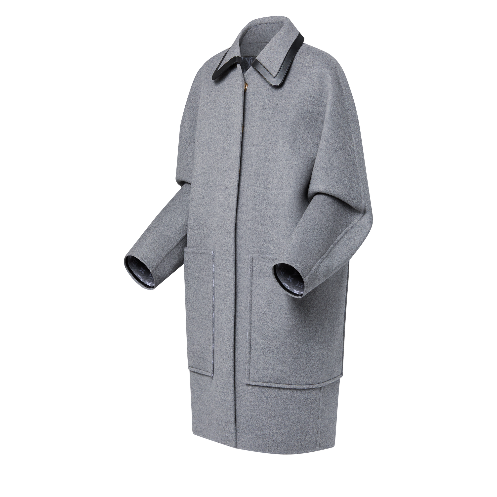 Abrigo de doble cara con cuello extraíble  Mujer Prêt-à-Porter Abrigos y chaquetas | LOUIS VUITTON (Zoom de producto)