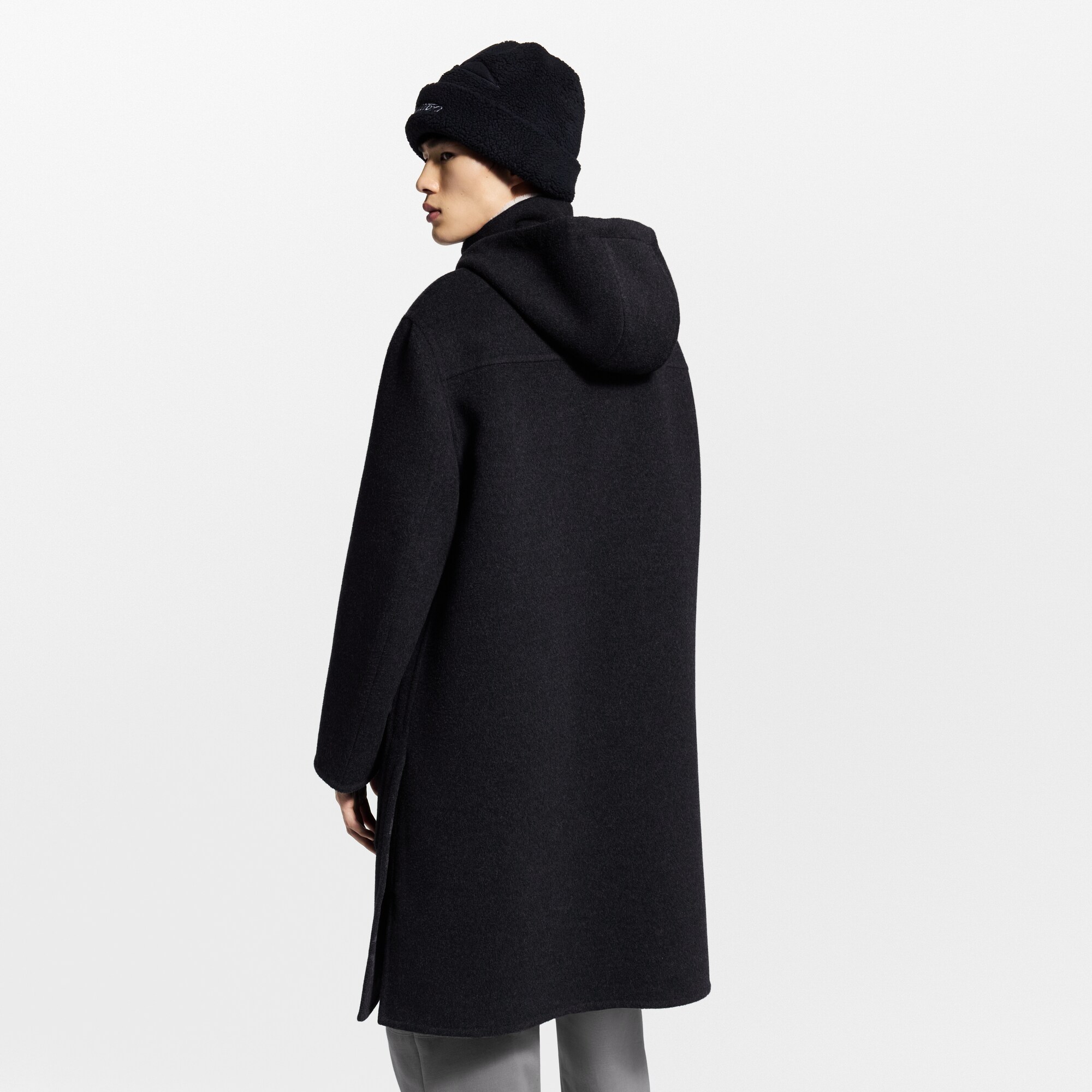 Abrigo de doble cara en mezcla de cachemir y seda  Hombre Prêt-à-Porter Cazadoras y abrigos | LOUIS VUITTON (Zoom de producto)