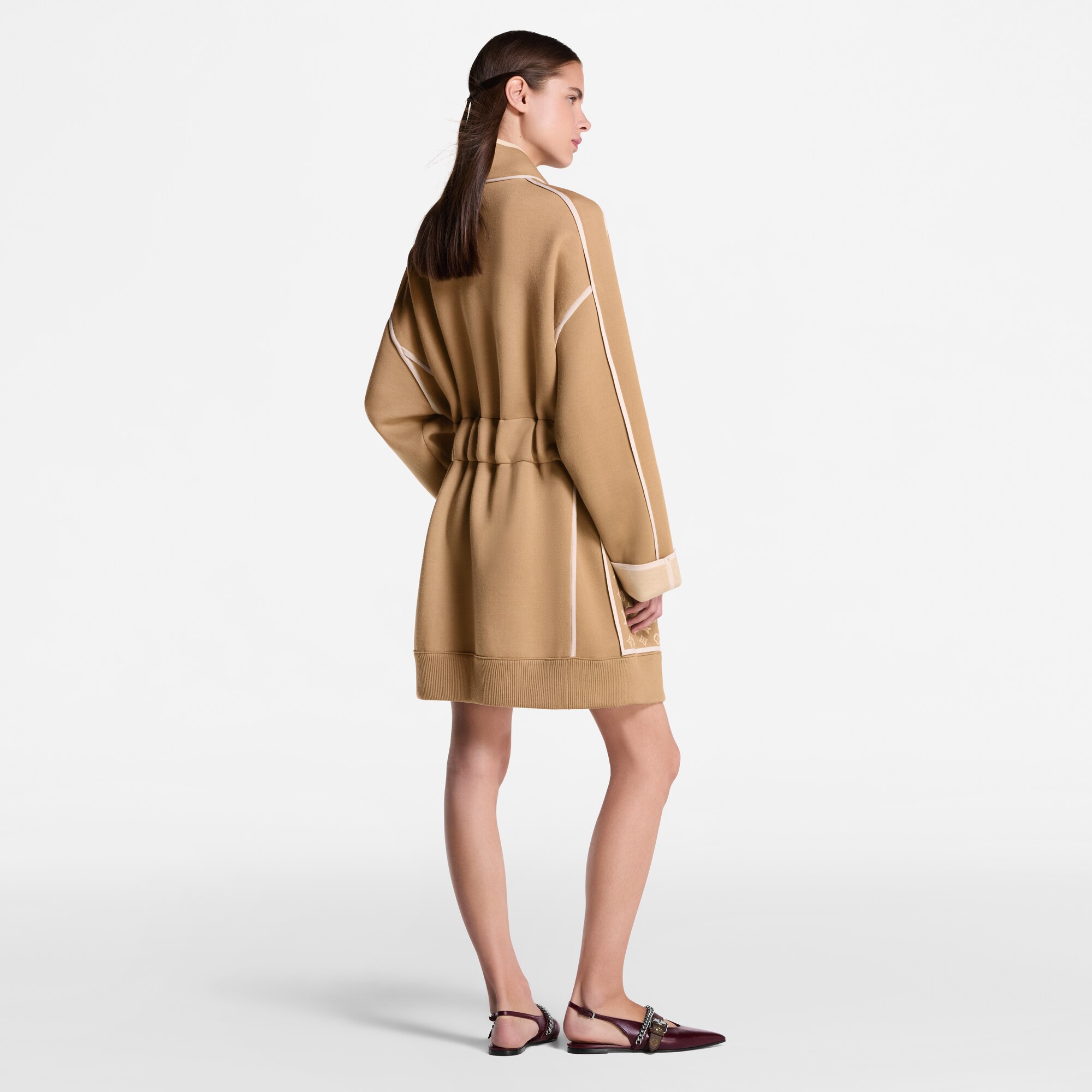 Abrigo de punto con detalles Monogram  Mujer Prêt-à-Porter Abrigos y chaquetas | LOUIS VUITTON (Zoom de producto)