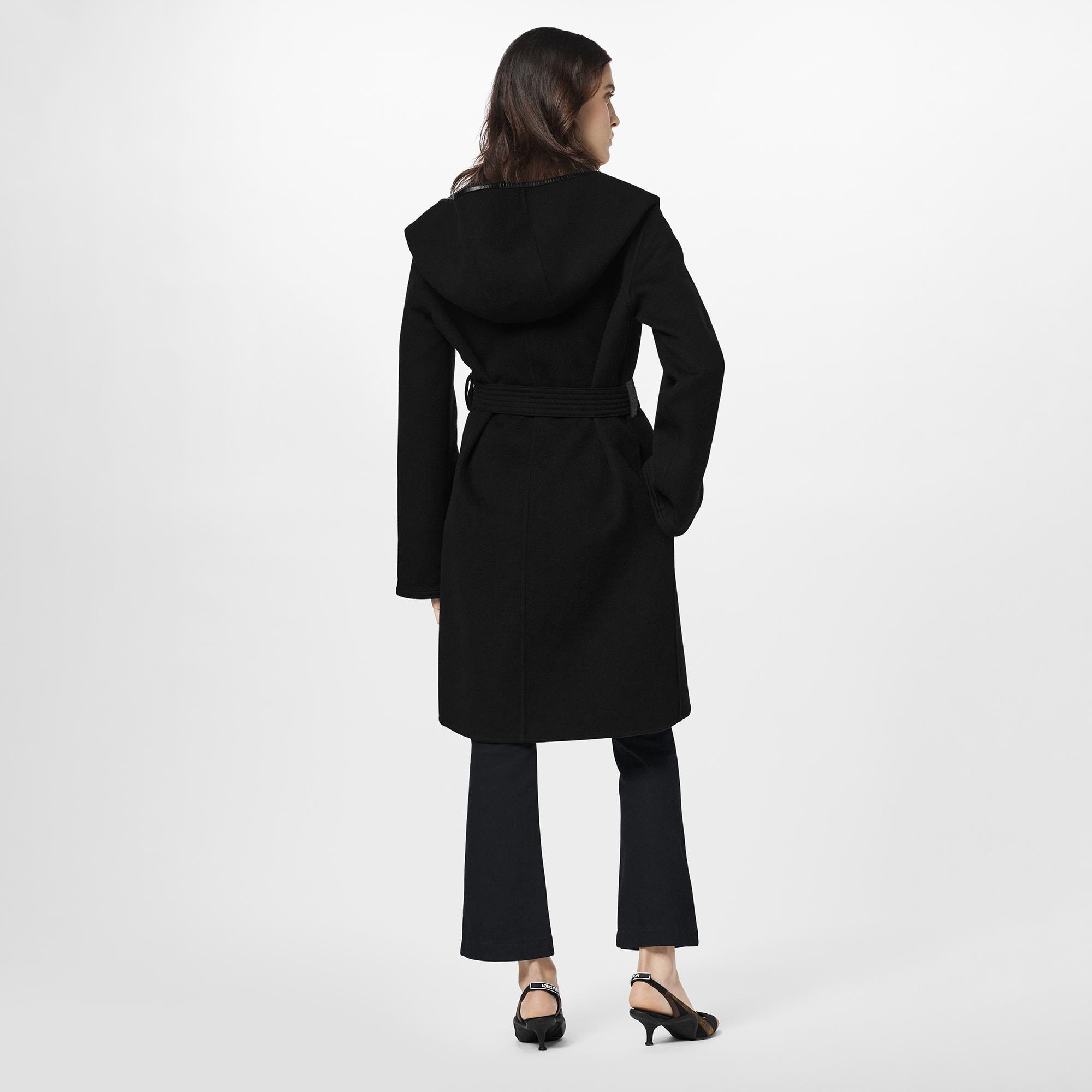 Abrigo envolvente con capucha  Mujer Prêt-à-Porter Abrigos y chaquetas | LOUIS VUITTON (Zoom de producto)