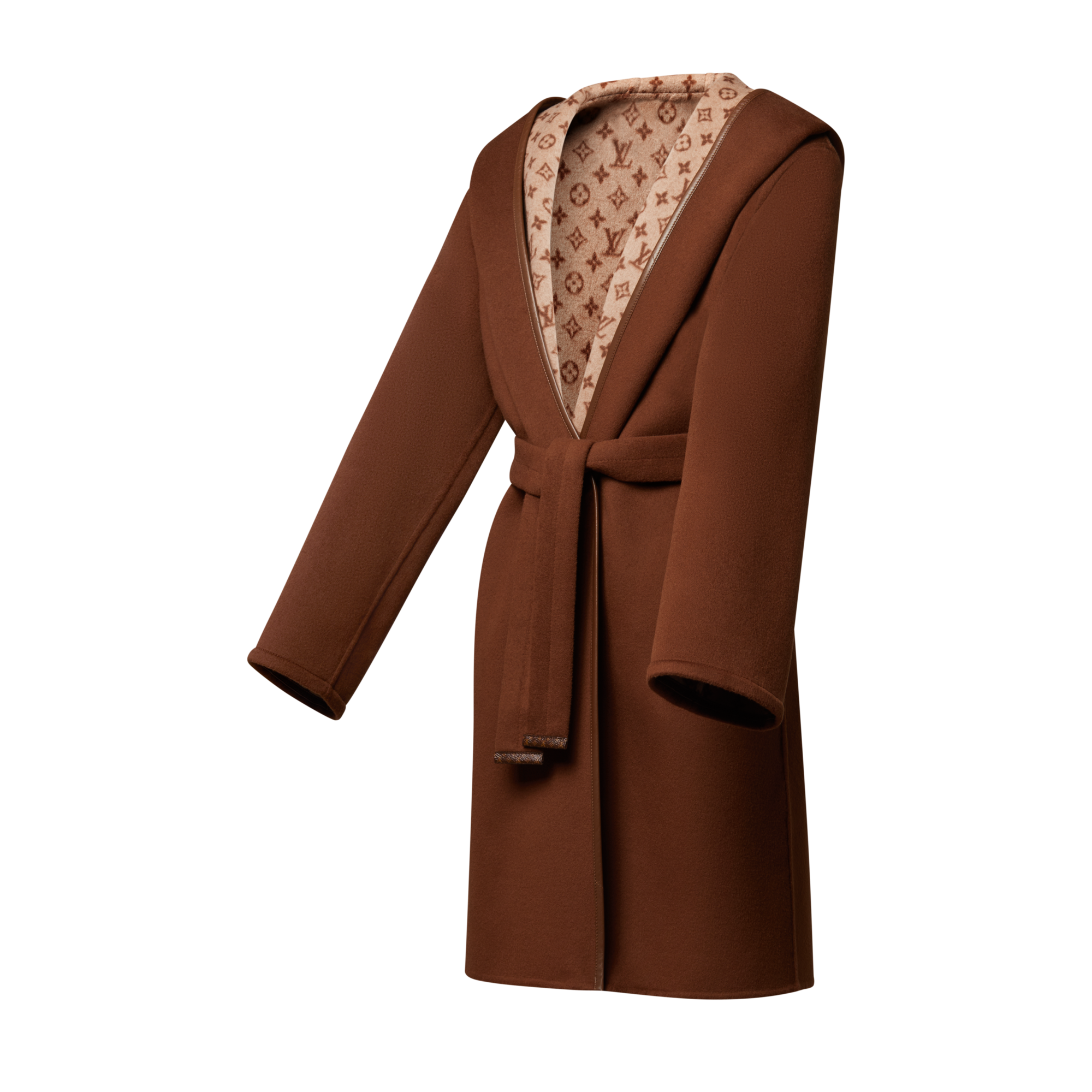 Abrigo envolvente con capucha  Mujer Prêt-à-Porter Abrigos y chaquetas | LOUIS VUITTON (Zoom de producto)