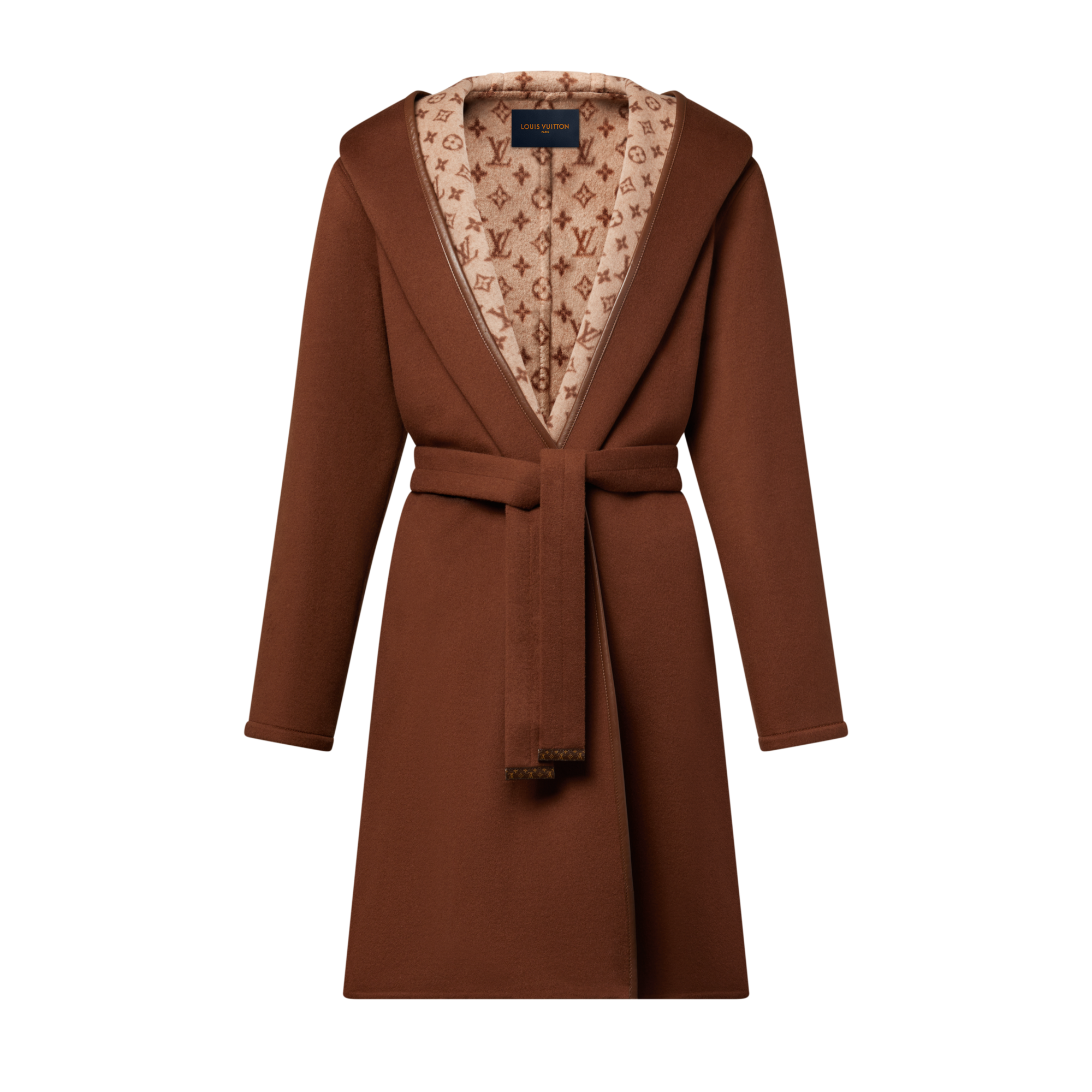 Abrigo envolvente con capucha  Mujer Prêt-à-Porter Abrigos y chaquetas | LOUIS VUITTON (Zoom de producto)