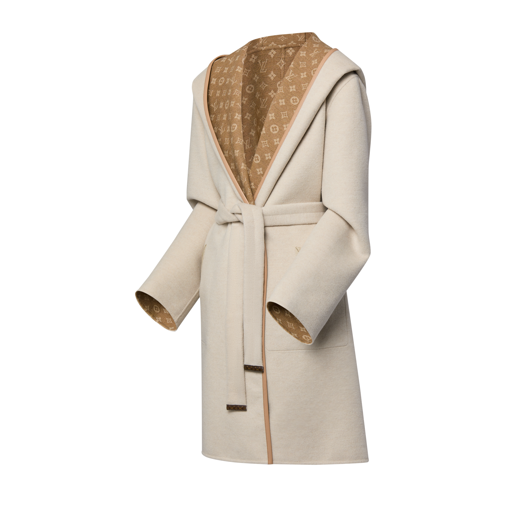Abrigo envolvente reversible con capucha  Mujer Prêt-à-Porter Abrigos y chaquetas | LOUIS VUITTON (Zoom de producto)