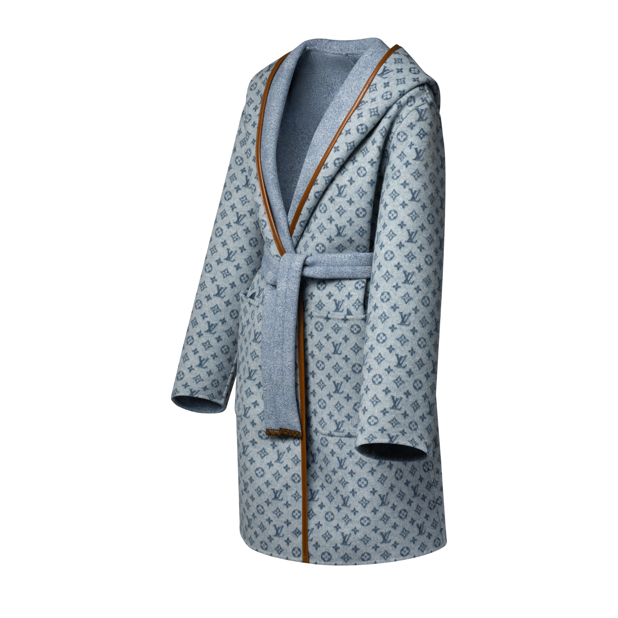 Abrigo envolvente reversible con capucha  Mujer Prêt-à-Porter Abrigos y chaquetas | LOUIS VUITTON (Zoom de producto)