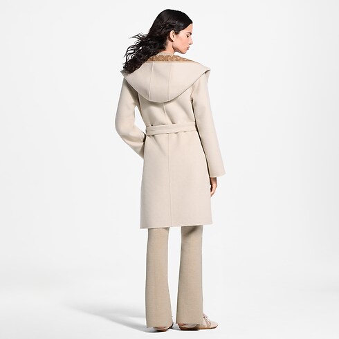 Abrigo envolvente reversible con capucha Mujer Prêt-à-Porter Abrigos y chaquetas | LOUIS VUITTON (Zoom de producto)