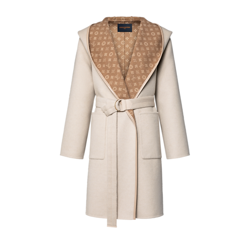 Abrigo envolvente reversible con capucha Mujer Prêt-à-Porter Abrigos y chaquetas | LOUIS VUITTON (Zoom de producto)