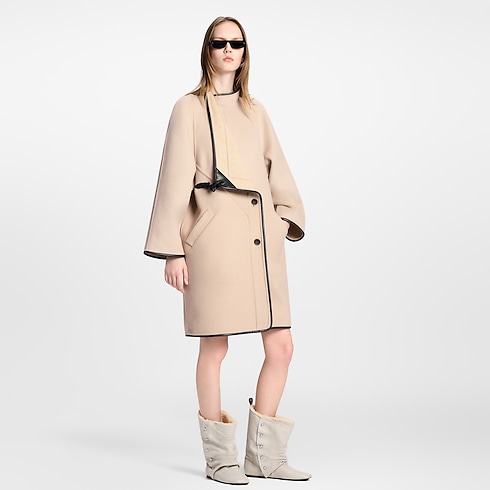 Abrigo largo de doble cara Mujer Prêt-à-Porter Abrigos y chaquetas | LOUIS VUITTON (Zoom de producto)