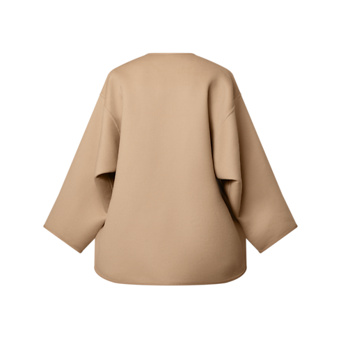 Abrigo largo de doble cara con alamar Mujer Prêt-à-Porter Abrigos y chaquetas | LOUIS VUITTON (Zoom de producto)