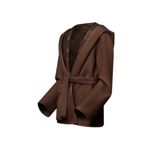 Abrigo reversible y envolvente con capucha Mujer Prêt-à-Porter Abrigos y chaquetas | LOUIS VUITTON (Zoom de producto)