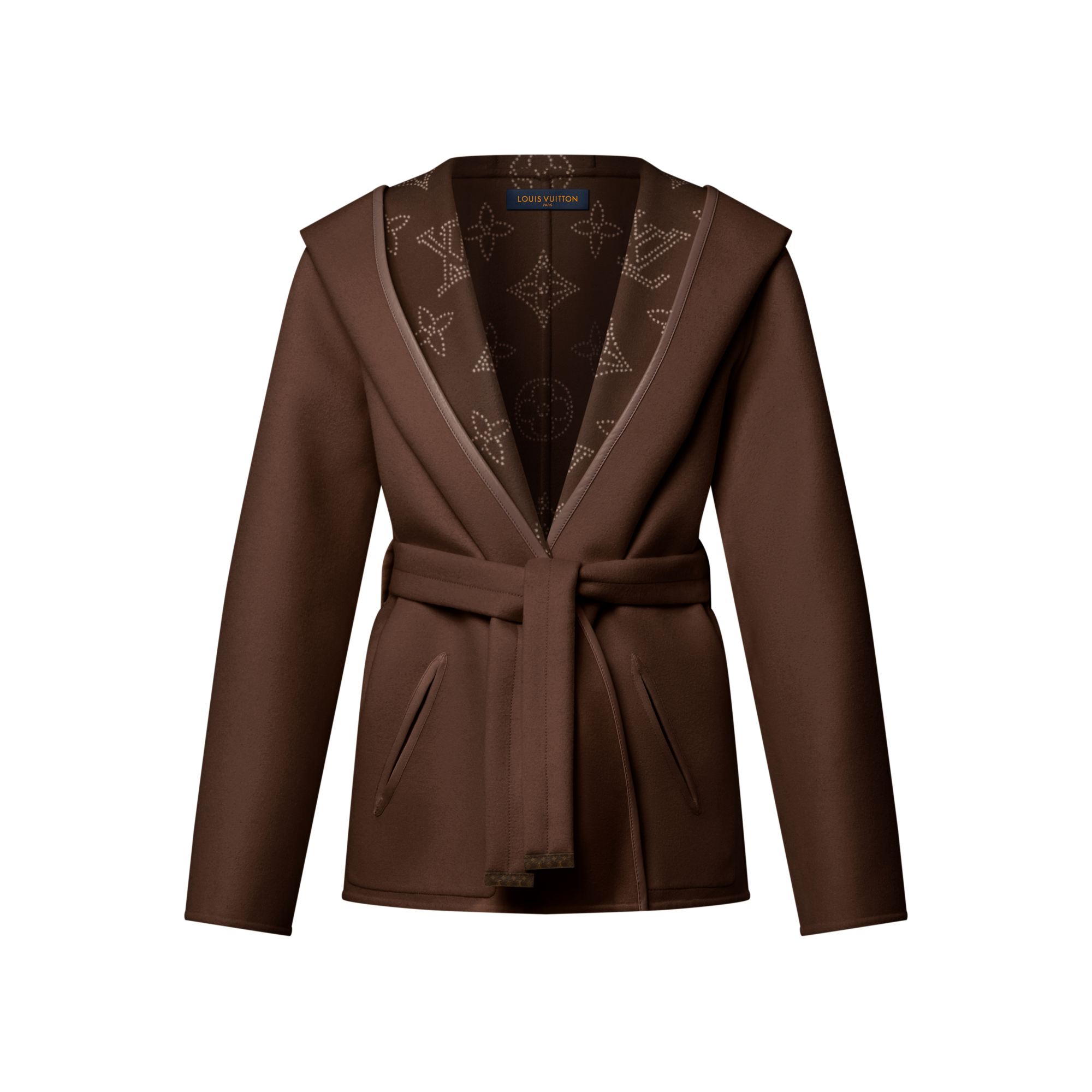 Abrigo reversible y envolvente con capucha  Mujer Prêt-à-Porter Abrigos y chaquetas | LOUIS VUITTON (Zoom de producto)