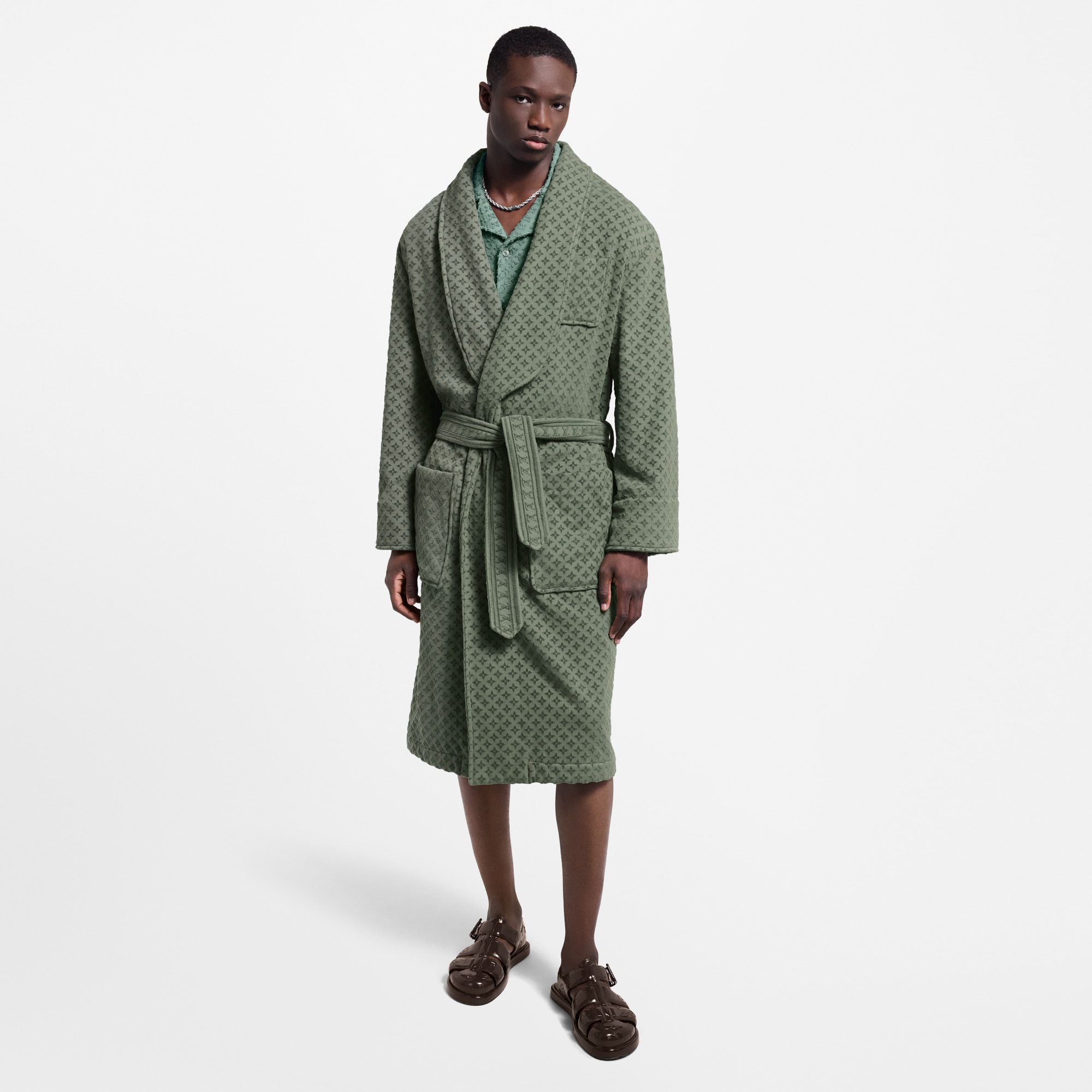 Albornoz de felpa francesa  Hombre Prêt-à-Porter Todo Prêt-à-Porter | LOUIS VUITTON (Zoom de producto)