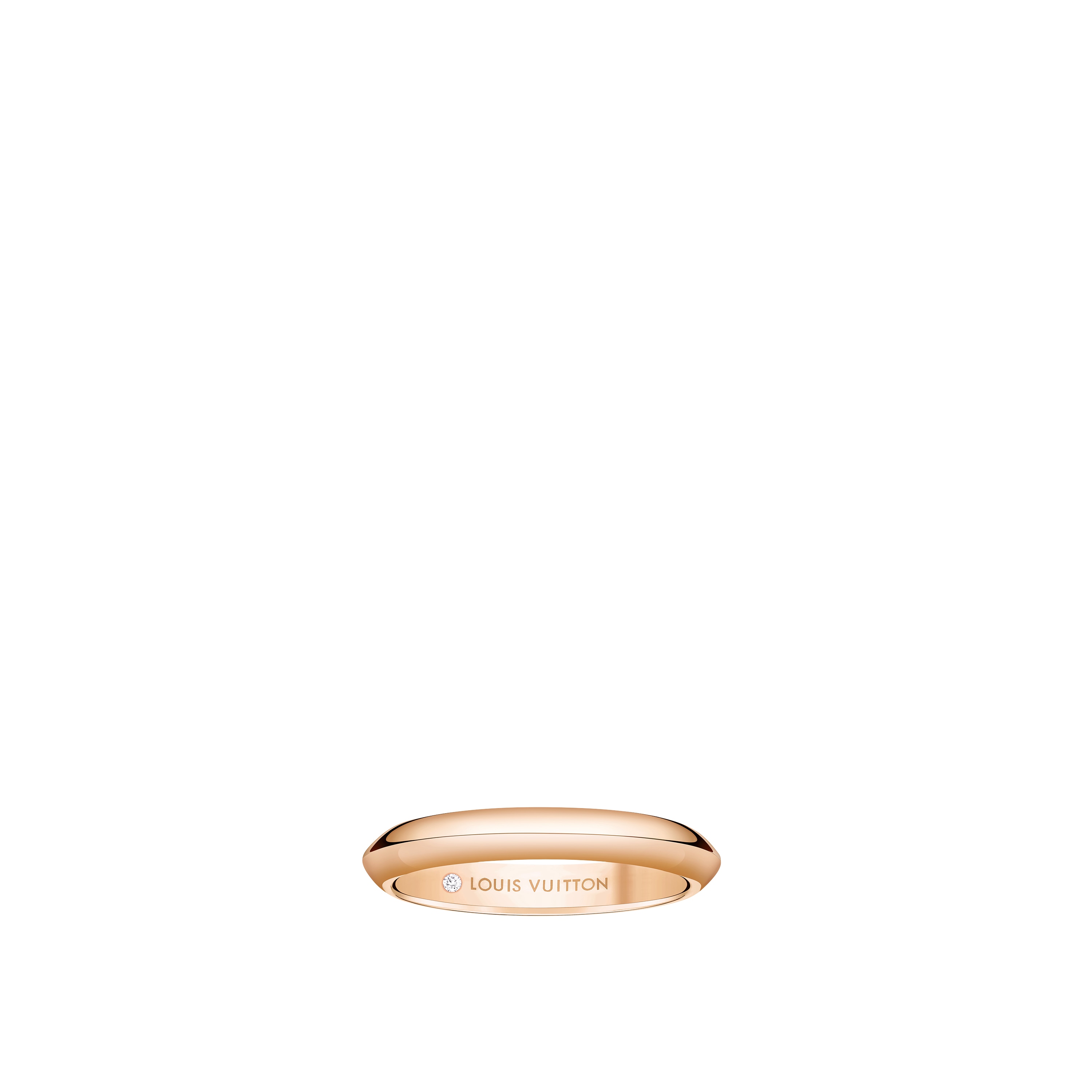 Alianza LV Diamonds en oro rosa de 3 mm  Joyería Categorías Wedding Bands | LOUIS VUITTON (Zoom de producto)