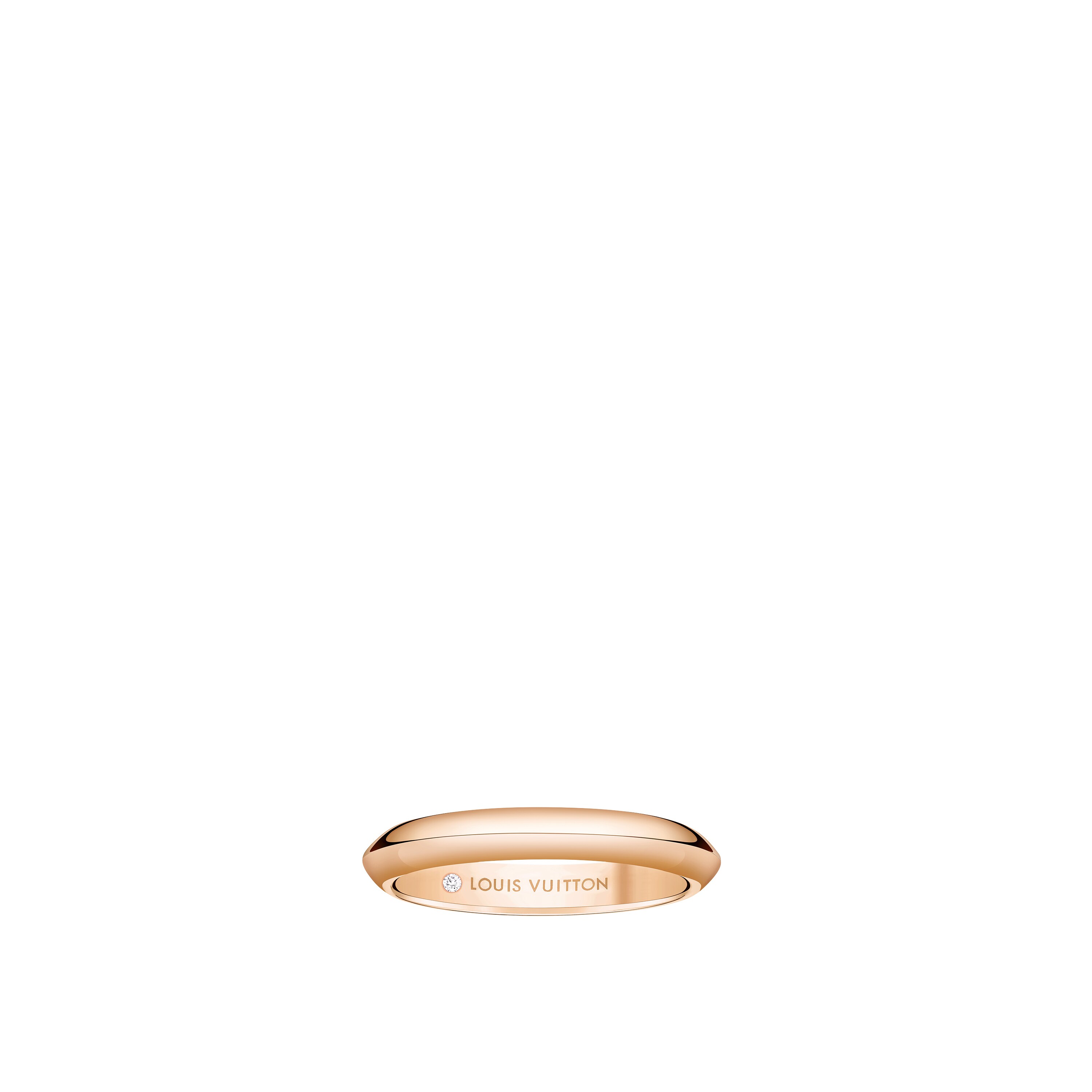 Alianza LV Diamonds en oro rosa de 3 mm  Joyería Categorías Wedding Bands | LOUIS VUITTON (Zoom de producto)