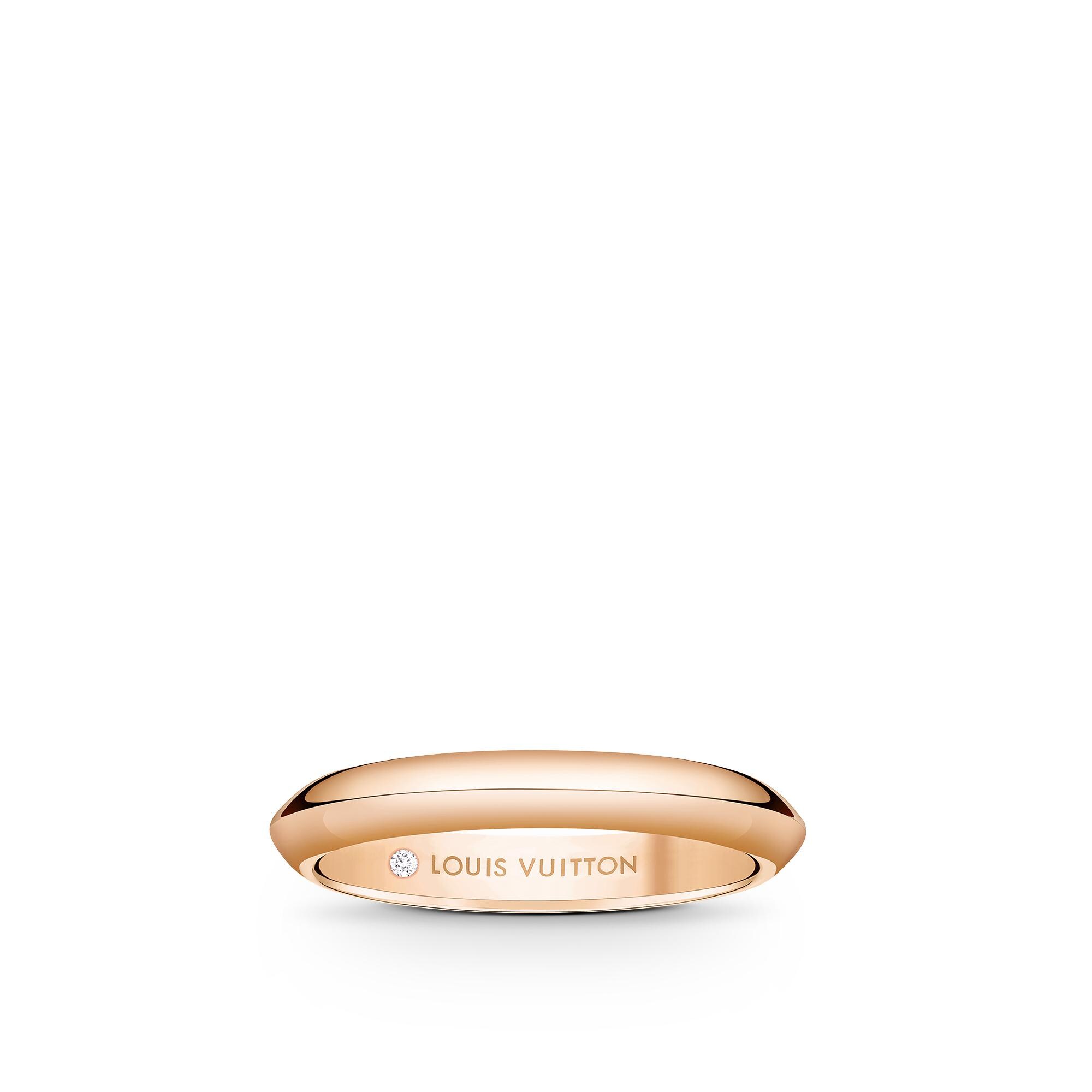 Alianza LV Diamonds en oro rosa de 3 mm  Joyería Categorías Wedding Bands | LOUIS VUITTON (Zoom de producto)