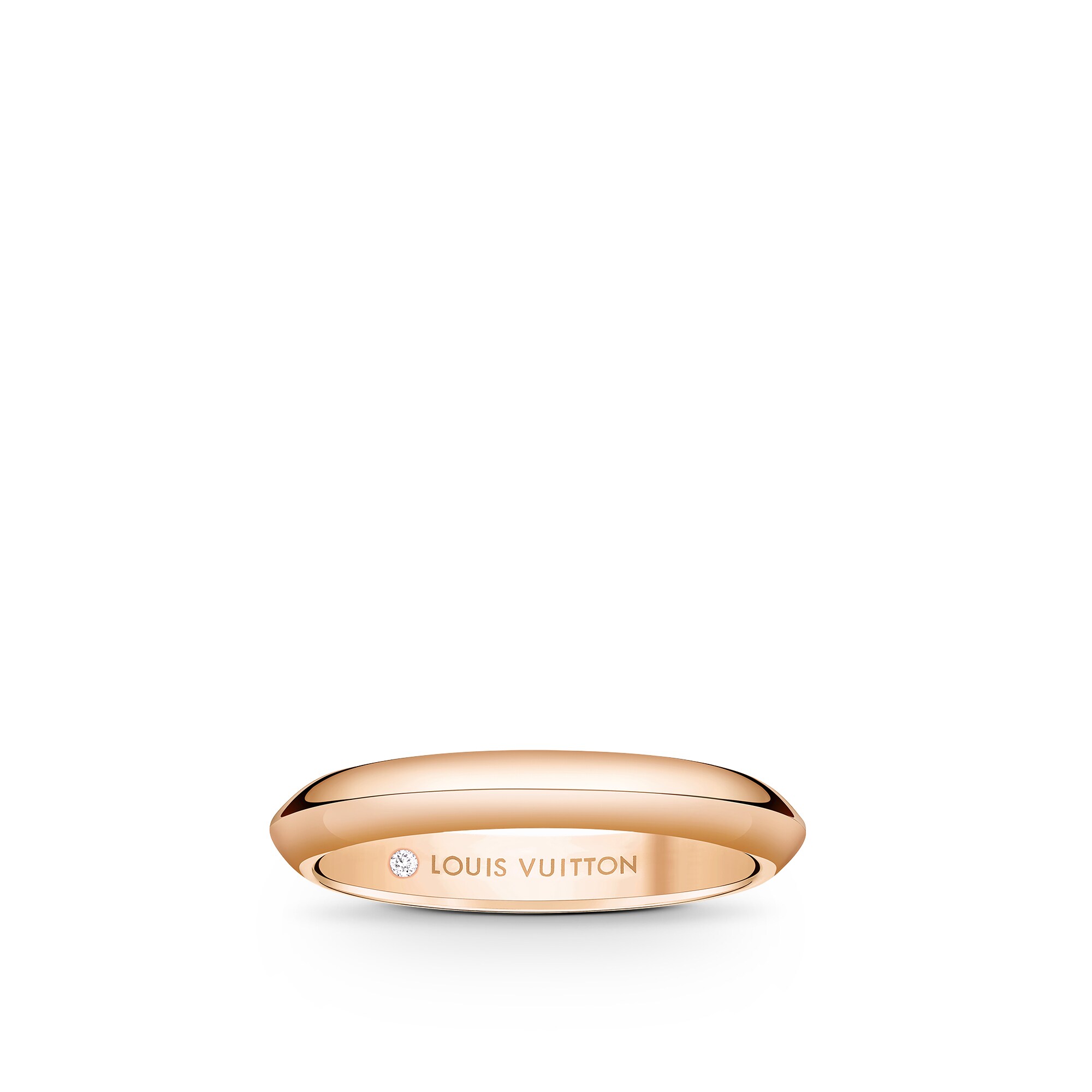 Alianza LV Diamonds en oro rosa de 3 mm  Joyería Categorías Wedding Bands | LOUIS VUITTON (Zoom de producto)