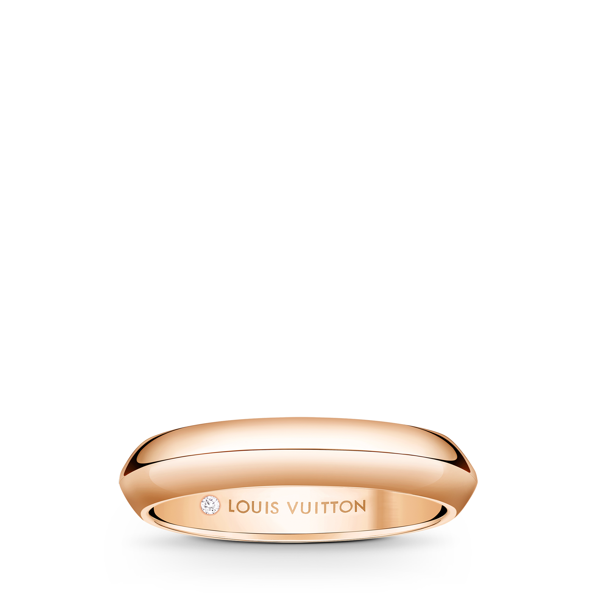 Alianza LV Diamonds en oro rosa de 4 mm  Joyería Categorías Wedding Bands | LOUIS VUITTON (Zoom de producto)