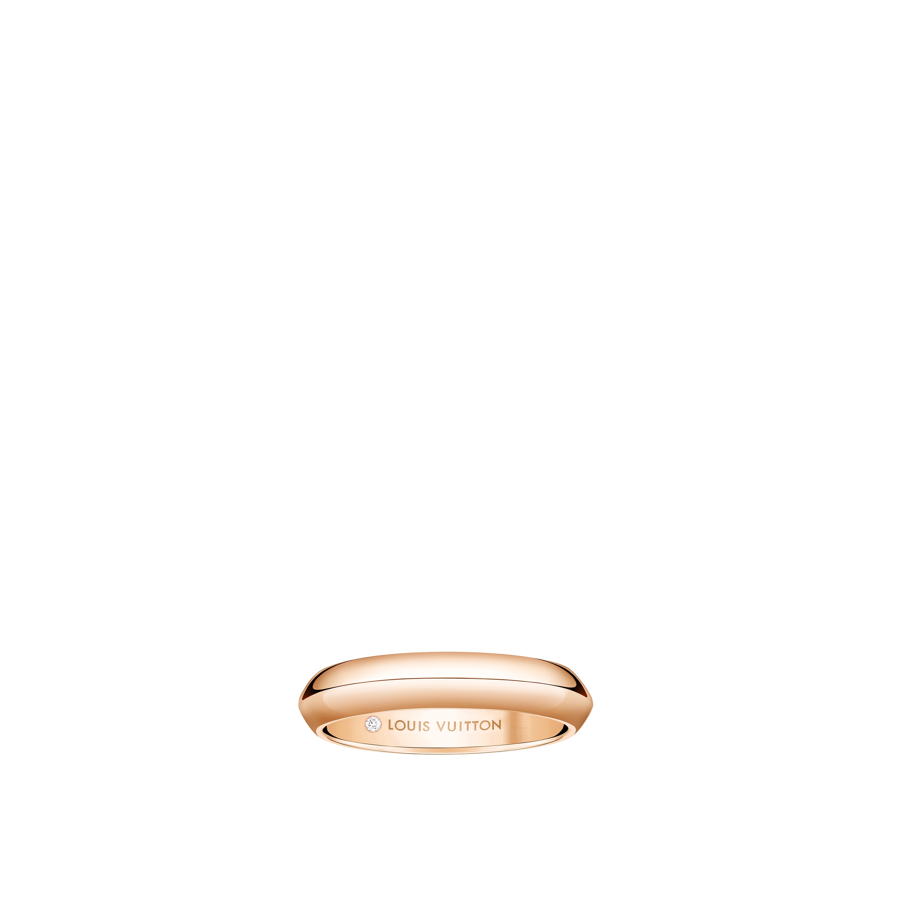 Alianza LV Diamonds en oro rosa de 4 mm  Joyería Categorías Wedding Bands | LOUIS VUITTON (Zoom de producto)