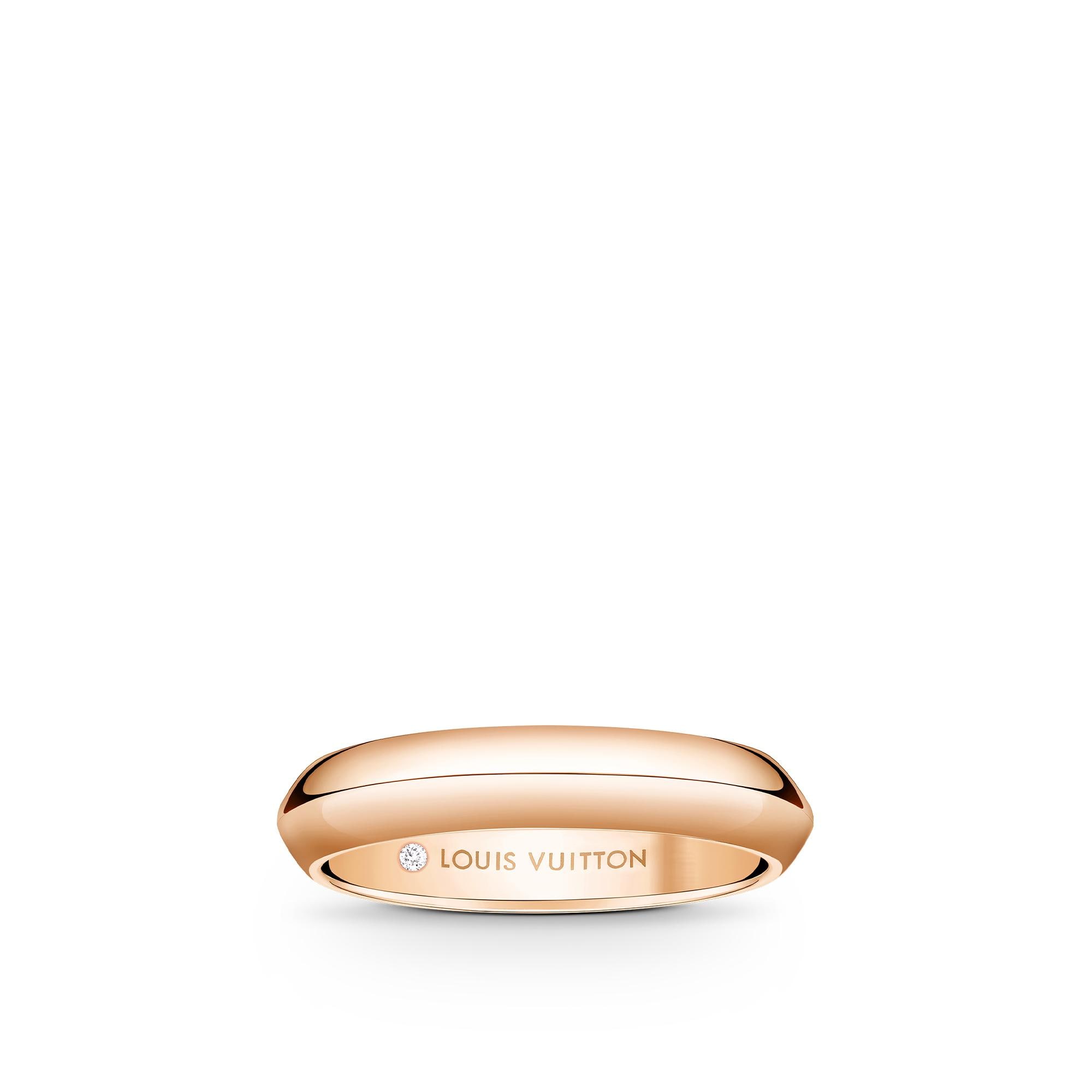 Alianza LV Diamonds en oro rosa de 4 mm  Joyería Categorías Wedding Bands | LOUIS VUITTON (Zoom de producto)