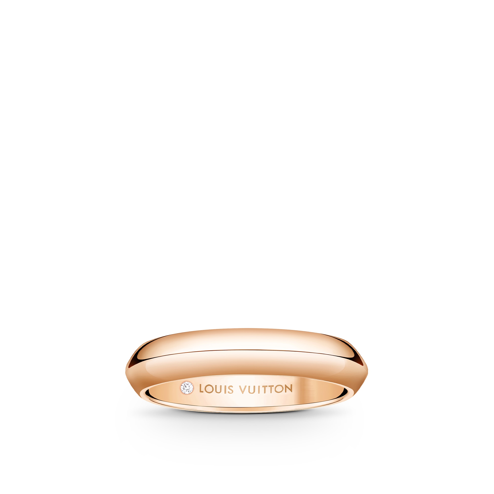 Alianza LV Diamonds en oro rosa de 4 mm  Joyería Categorías Wedding Bands | LOUIS VUITTON (Zoom de producto)