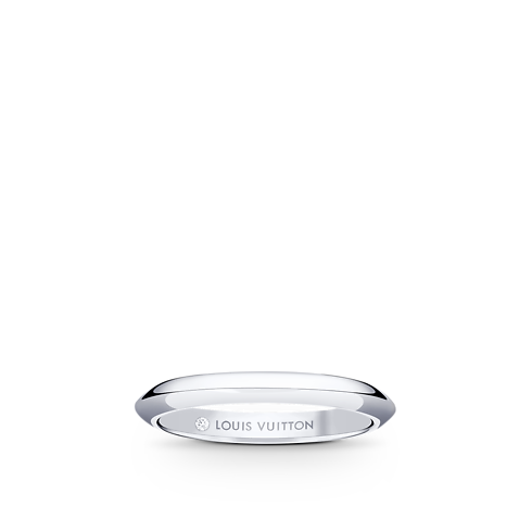 Alianza LV Diamonds en platino de 2,5 mm Joyería Categorías Wedding Bands | LOUIS VUITTON (Zoom de producto)