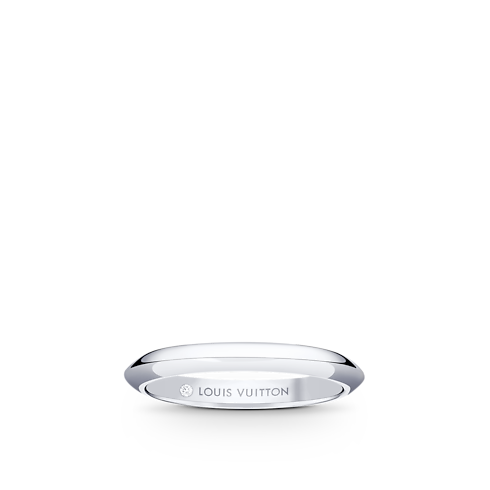 Alianza LV Diamonds en platino de 2,5 mm Joyería Categorías Wedding Bands | LOUIS VUITTON (Zoom de producto)