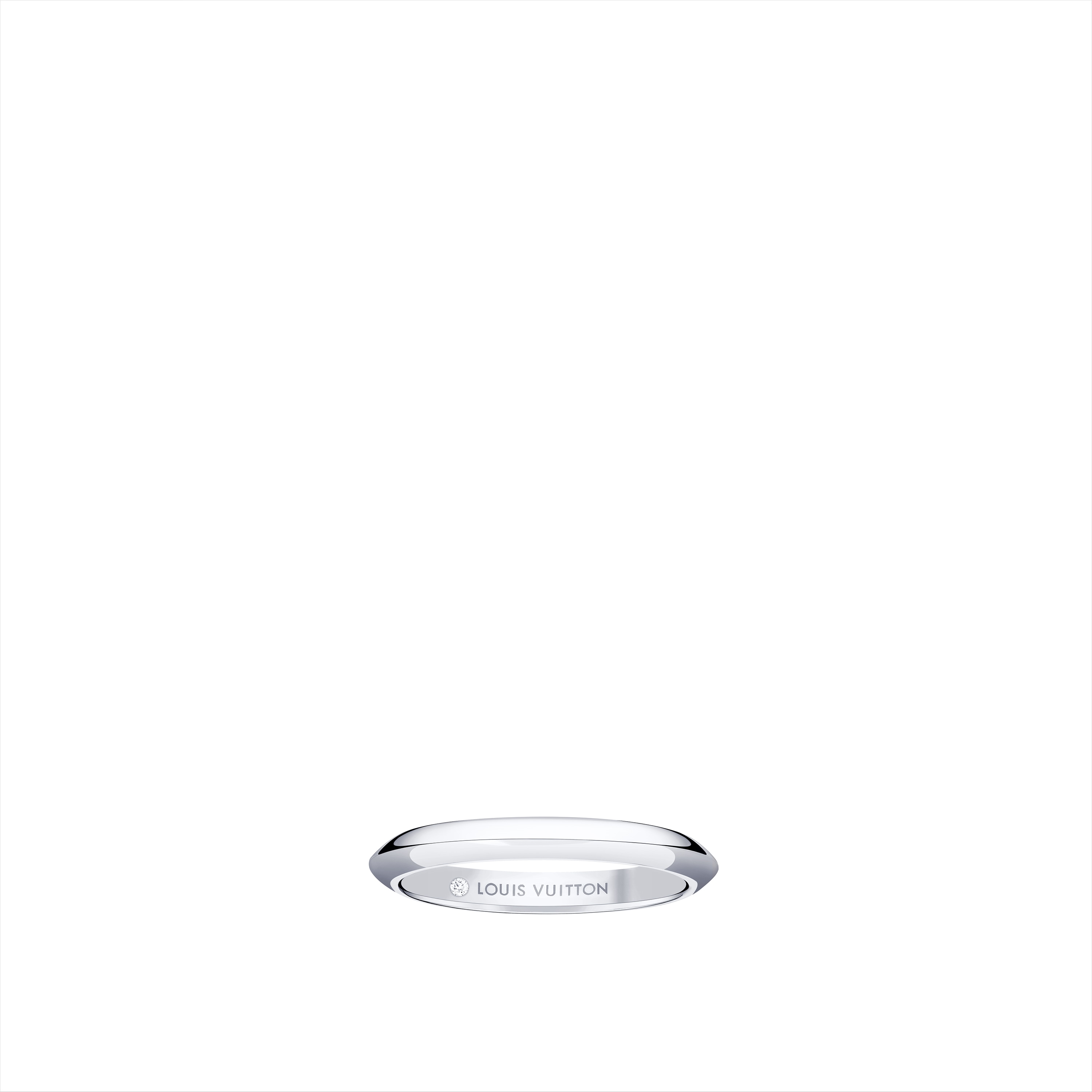 Alianza LV Diamonds en platino de 2,5 mm  Joyería Categorías Wedding Bands | LOUIS VUITTON (Zoom de producto)