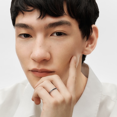 Alianza LV Diamonds en platino de 2,5 mm Joyería Categorías Wedding Bands | LOUIS VUITTON (Zoom de producto)