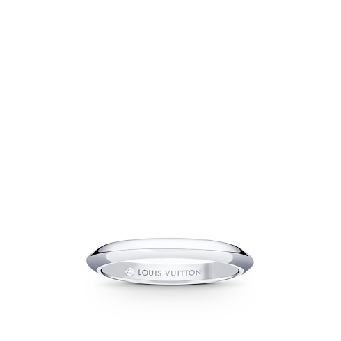 Alianza LV Diamonds en platino de 2,5 mm Joyería Categorías Wedding Bands | LOUIS VUITTON (Zoom de producto)
