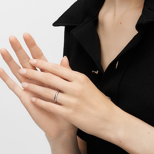 Alianza LV Diamonds en platino de 3 mm Joyería Categorías Wedding Bands | LOUIS VUITTON (Zoom de producto)