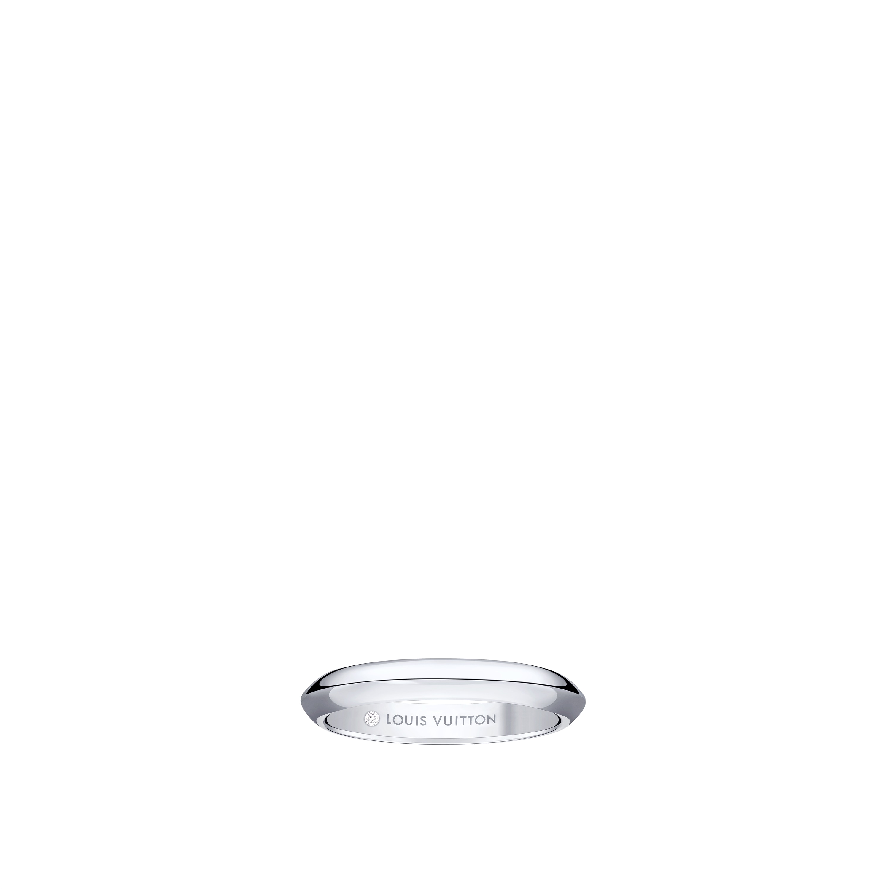 Alianza LV Diamonds en platino de 3 mm  Joyería Categorías Wedding Bands | LOUIS VUITTON (Zoom de producto)