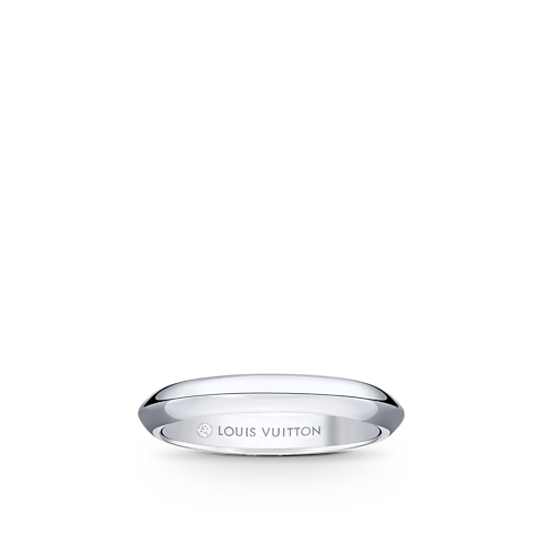 Alianza LV Diamonds en platino de 3 mm Joyería Categorías Wedding Bands | LOUIS VUITTON (Zoom de producto)