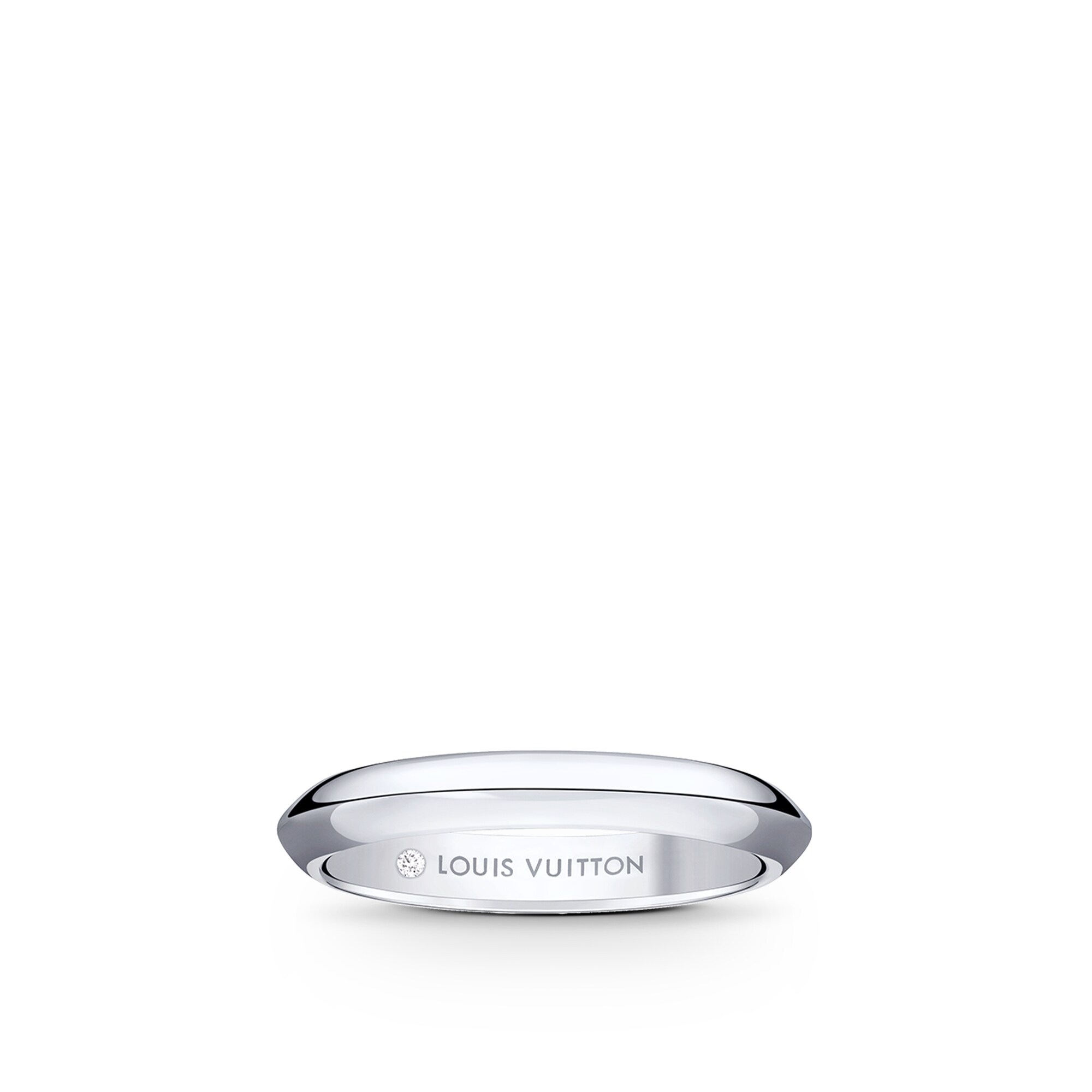 Alianza LV Diamonds en platino de 3 mm  Joyería Categorías Wedding Bands | LOUIS VUITTON (Zoom de producto)