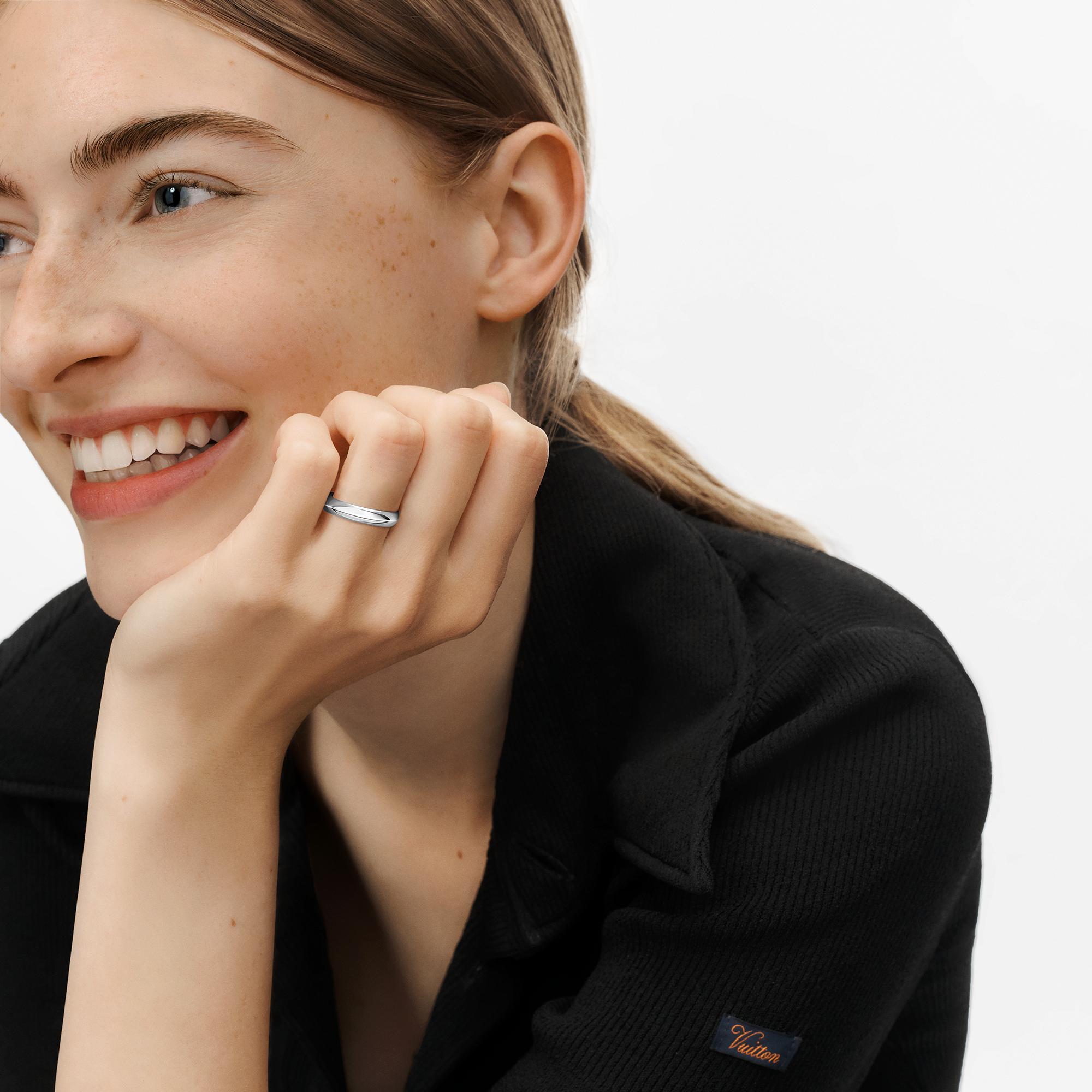 Alianza LV Diamonds en platino de 3 mm  Joyería Categorías Wedding Bands | LOUIS VUITTON (Zoom de producto)