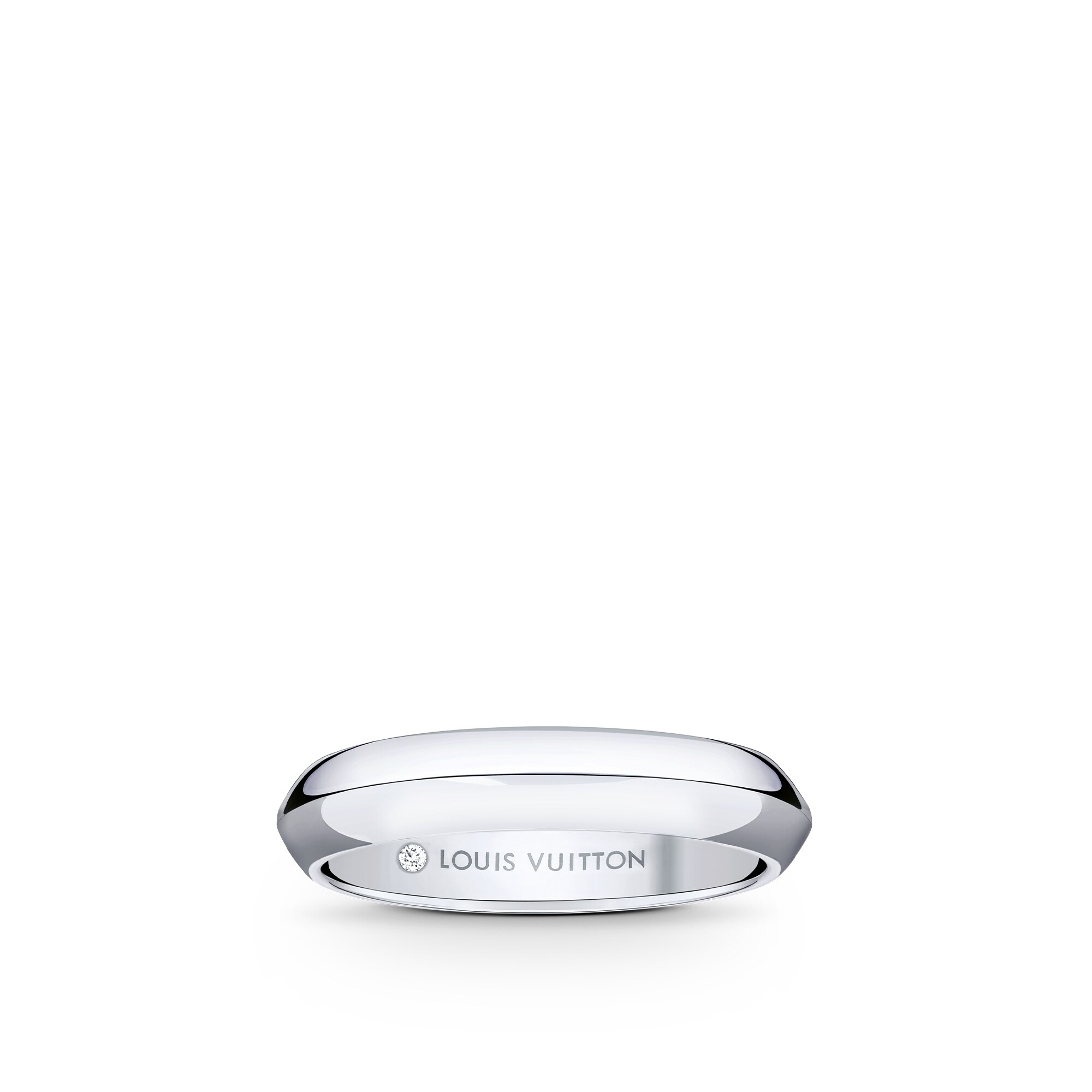 Alianza LV Diamonds en platino de 3 mm  Joyería Categorías Wedding Bands | LOUIS VUITTON (Zoom de producto)