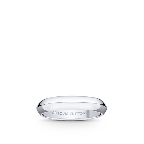 Alianza LV Diamonds en platino de 3 mm Joyería Categorías Wedding Bands | LOUIS VUITTON (Zoom de producto)