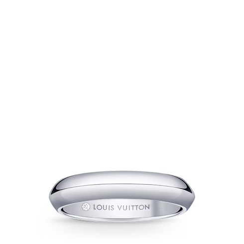 Alianza LV Diamonds en platino de 4 mm Joyería Categorías Wedding Bands | LOUIS VUITTON (Zoom de producto)