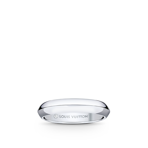 Alianza LV Diamonds en platino de 4 mm Joyería Categorías Wedding Bands | LOUIS VUITTON (Zoom de producto)