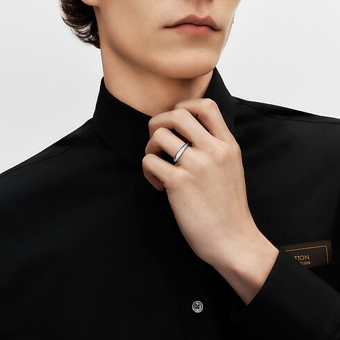 Alianza LV Diamonds en platino de 4 mm Joyería Categorías Wedding Bands | LOUIS VUITTON (Zoom de producto)