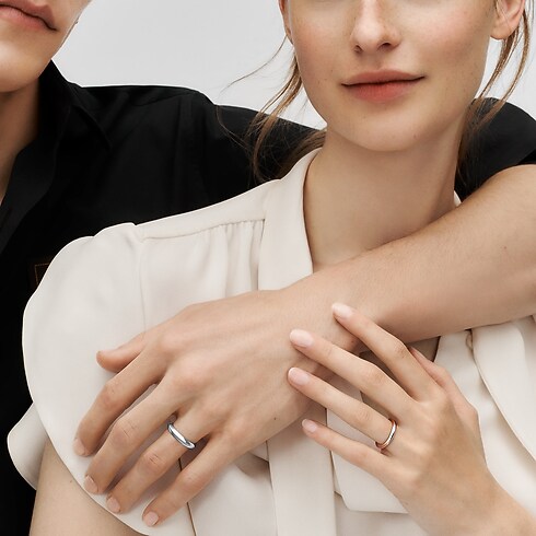 Alianza LV Diamonds en platino de 4 mm Joyería Categorías Wedding Bands | LOUIS VUITTON (Zoom de producto)