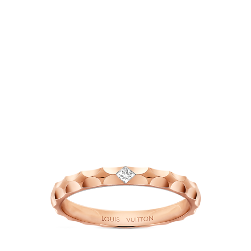 Alianza Monogram Infini de oro rosa y diamante de talla princesa Joyería Categorías Personalización de joyería | LOUIS VUITTON (Zoom de producto)