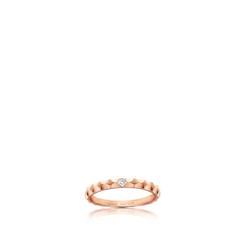 Alianza Monogram Infini de oro rosa y diamante de talla princesa Joyería Categorías Personalización de joyería | LOUIS VUITTON (Zoom de producto)
