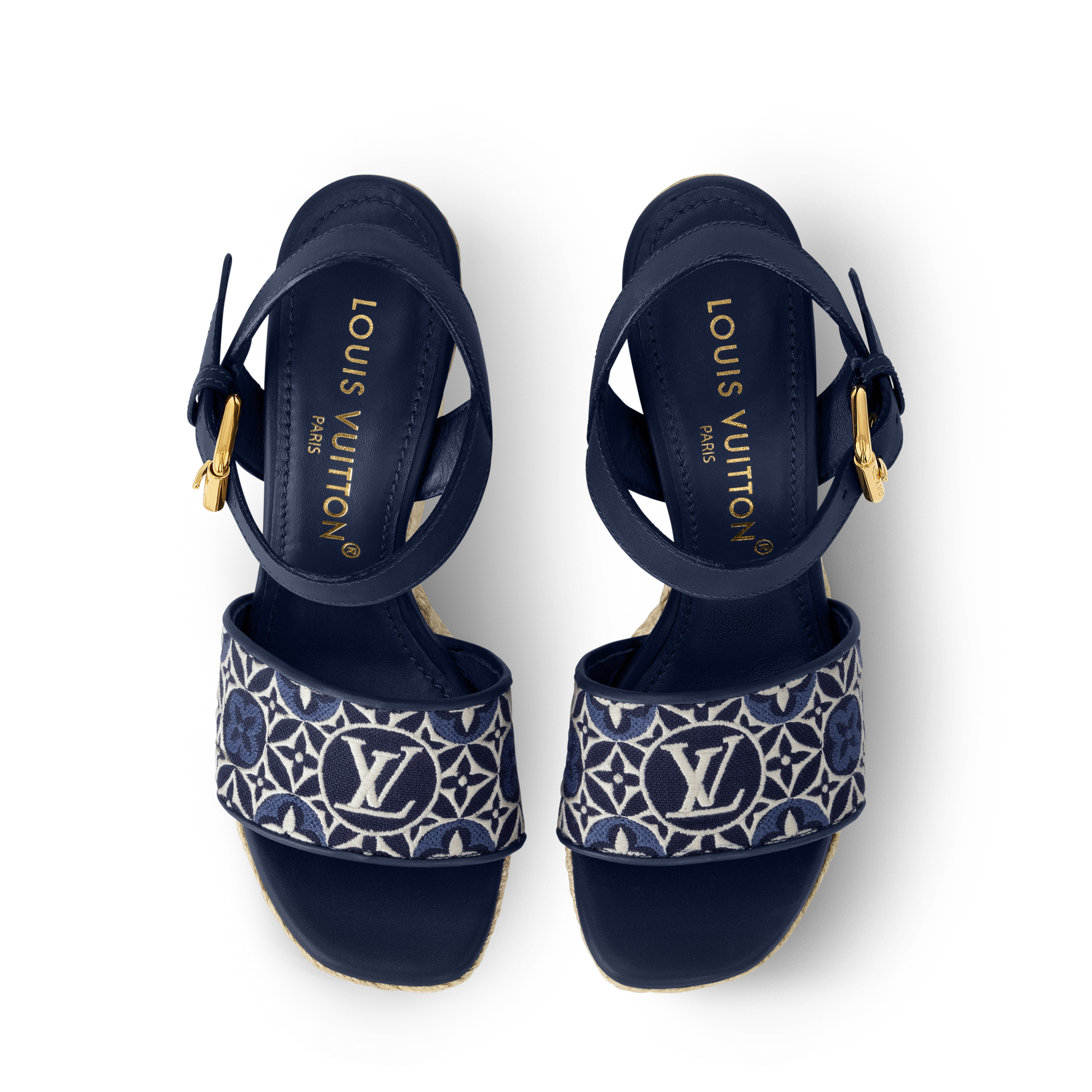 Alpargata con cuña Helios  Mujer Zapatos Sandalias y alpargatas | LOUIS VUITTON (Zoom de producto)